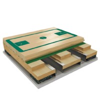 单层龙骨运动地板