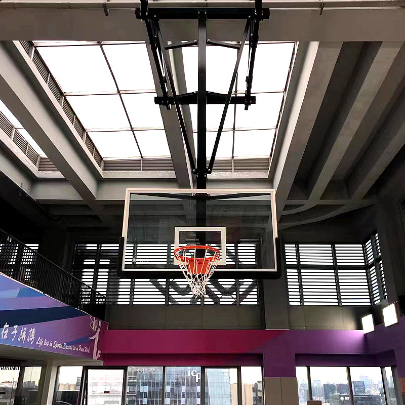 吊梁折叠篮球架